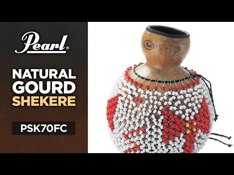 Pearl PSK60FC Traditional Natural Gourd Shekere 2010s - Red image 5