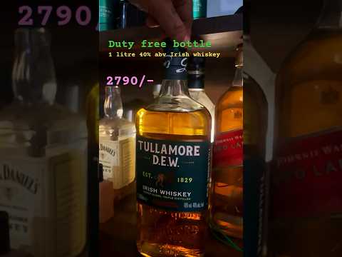 Tullamore Dew Irish whiskey  #youtubeshorts #asmr #whisky #shorts#alcohol