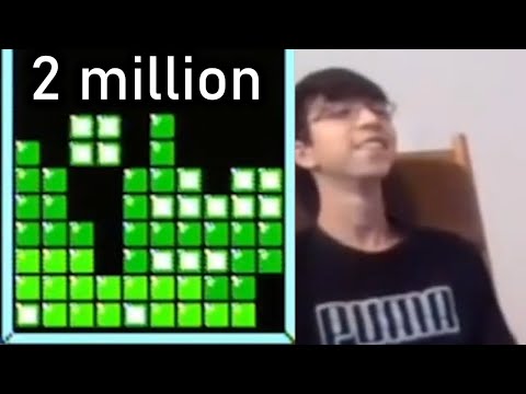 First 2 MILLION Score in Classic Tetris Match!