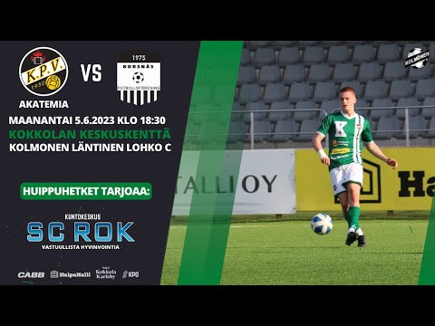 KPV Akatemia - Korsnäs FF ma 5.6.2023 | Huippuhetket