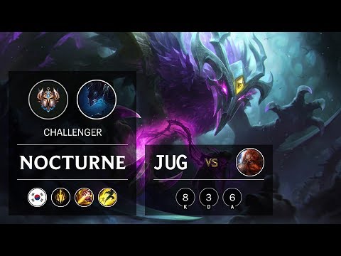 Nocturne Jungle vs Gragas - KR Challenger Patch 9.21