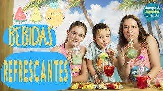 ESTRENAMOS DECORADO DE VERANO Y hacemos BEBIDAS REFRESCANTES// Juegos y Juguetes en Familia