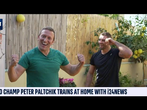 i24NEWS Trains with Israeli Number 1 Judoka Peter Palchik