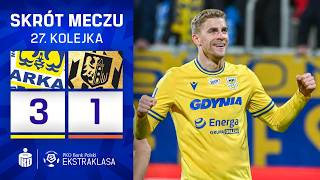Wideo: Arka Gdynia - KGHM Zag��bie Lubin 3:1