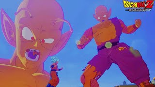 Giant Orange Piccolo vs SSB Goku