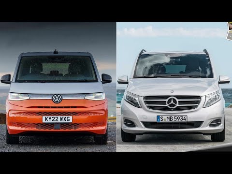 2023 VW Multivan T7 vs Mercedes V-Class 2023 Facelift - Is It VE Better Than Mercedes?