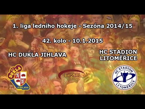 42. kolo (10.1.2015) Dukla Jihlava - HC Stadion Litoměřice