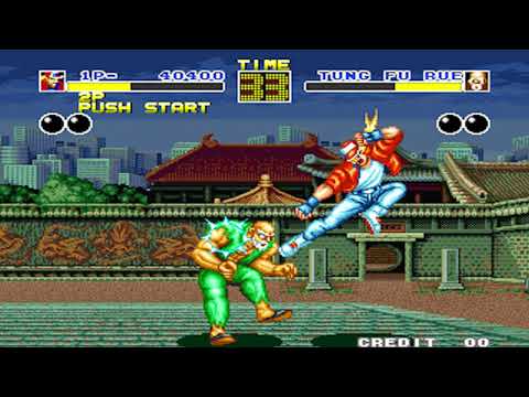 Fatal Fury 1 (Arcade): Stage 3: Howard Arena: Terry Vs. Tung