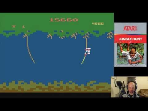 Let's Play - Jungle Hunt (Jungle King) - Atari 2600 - (Gameplay & Chat)