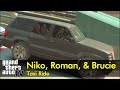 Niko Roman Brucie Ride A Cab GTA IV Taxi Ride