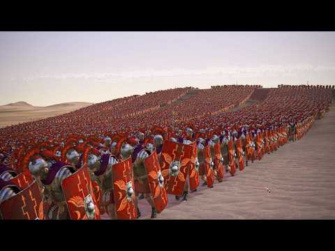12000 SPARTANS PIKEMEN vs 16400 PRAETORIAN GUARDS - Total War ROME 2
