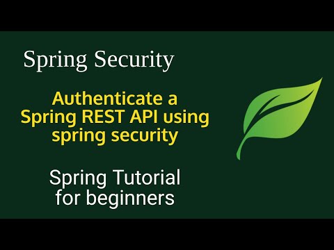 Spring Boot Tutorials Spring Boot Authenticate A Spring Rest Api Using Spring Security