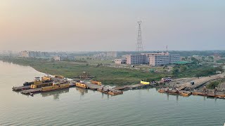 preview picture of video 'Lebukhali Ferry Ghat, Patuakhali'
