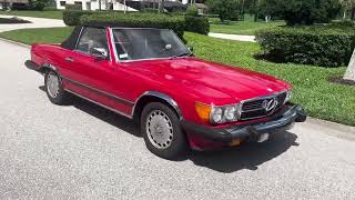 1987 Mercedes-Benz 560SL Drive By