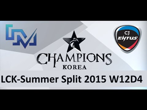 IM vs CJ LCK Champions Summer Split 2015 W12D4 Longzhu vs CJ Entus game 2 highlights
