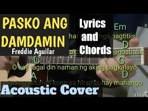 Pasko Ang Damdamin with Lyrics and Chords / Song Cover