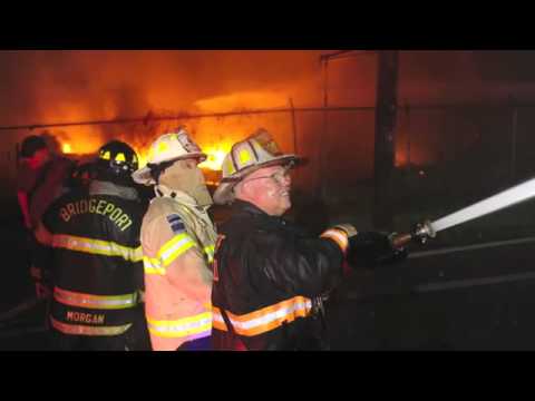 Factory Fire in Bridgeport (09-11-14)