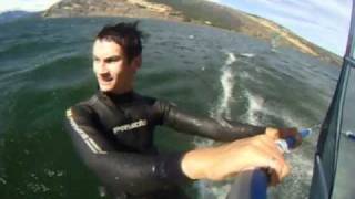 preview picture of video 'Windsurfing log - 2010-09-06 - Windsurfing with friends at Mosier'