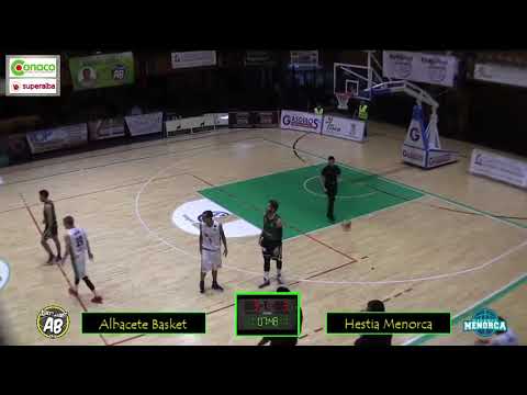 PARTIDO · Albacete Basket 58 vs Hestia Menorca 71