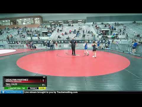 65-70 Lbs 2nd Place Match - Jadalynn Martinez, Hermiston Wrestling Vs Timi Coles, Canada Fa76
