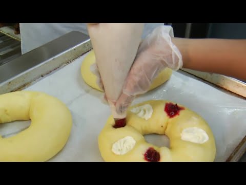 Making King Cakes for Mardi Gras