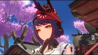 【原神主线劇情】魔神任務——千手百眼，天下人間  第二章  第三幕 愚忠與愚勇    返回鳴神大社，找到八重神子 / 跟隨九條裟羅前往天領奉行府 / 天領奉行府挑戰