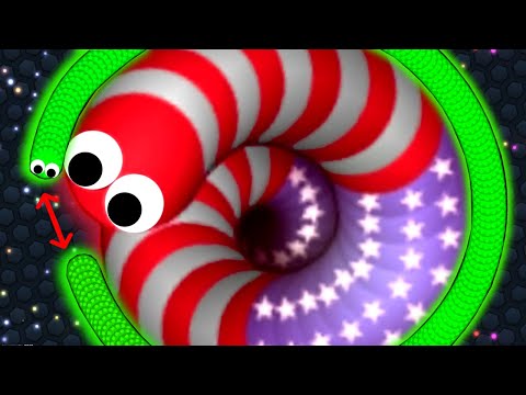 Slither.io Best Trolling Snake vs Giant Snakes Epic Slitherio Gameplay
