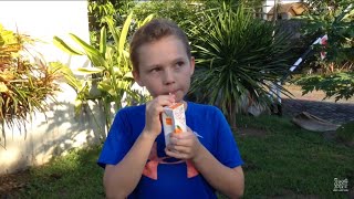 American Kids Try Heavenly Blush Yogurt Drinks