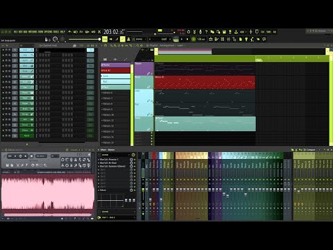 Работаю над новым треком в стиле Минимал Техно в FL Studio в режиме живого выступления.