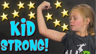 TOP 5 Easy Exercises for Kids to Get STRONGER (FUN FITNESS)