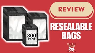 Board Game Resealable Bags Review | 3 Sizes | 300 Bags