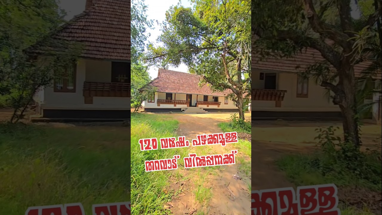 120 year old House and 1 Acre land for sale @  North Paravoor #traditionalhouse #houseforsale #Kochi