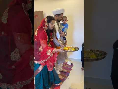 Gruh Pravesh | Nikhil Bhaiya Shrutika Bhabhi का नया घर #reels #newhome #interiordesign