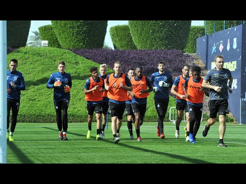 Belgian club Brugge KV  trains in Qatar