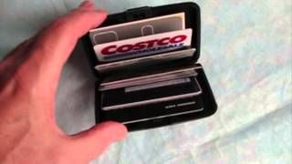 preview picture of video 'Patterned Aluminium Metal Case Card Holder Gadget 4 Designs Rose Zebra Gunmetal'