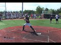 #27 B Aaron Miller- Agona Baseball Showcase at Tr-C 7-25-17