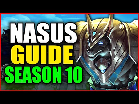 How to Play NASUS for BEGINNERS (Best Build, Runes, Season 10) S10 Nasus Gameplay Guide