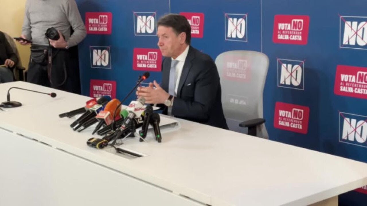 Referendum giustizia, Conte: Ci apriamo alle primarie del campo largo