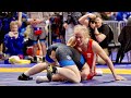 U17 Thea Bergersen NOR Vs Valerija Biekietova UKR 61kg Women Girls Youth Wrestling B Cam Man