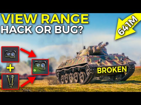 640m+ View Range Hack, Bug or ...? | World of Tanks Rheinmetall Panzerwagen Update 1.10
