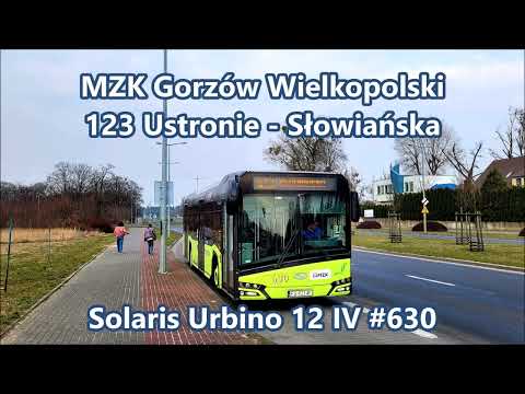 MZK Gorzów Wlkp. - linia 123, Solaris Urbino 12 IV #630