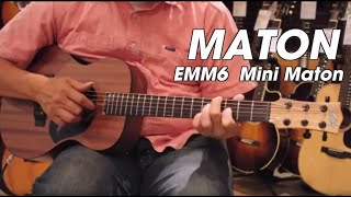 Video thumbnail for ミニメイトンで押尾コータローの月の涙を弾いてみた  MATON EMM-6 Demo by Dolphin Guitars