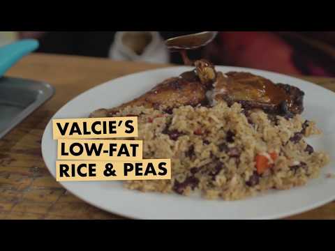 Low-fat rice and peas recipe