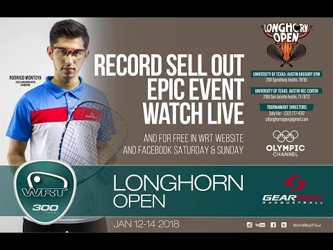 2018 WRT Longhorn Open Quarter Finals Andree Parrilla vs. Eduardo Garay