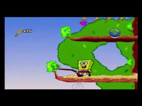 PS1 SpongeBob SquarePants: SuperSponge Sandy's Tree Dome