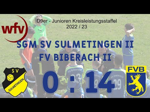 SGM SV Sulmetingen II : FV Biberach II - 0 Torschüsse : 14 Tore