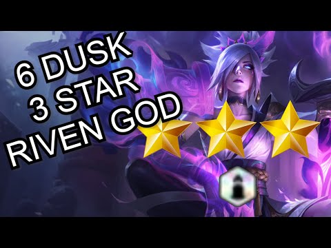 3 STAR RIVEN WITH 6 DUSK OVERLOAD | TFT Set 4 Fates | Masters Solo