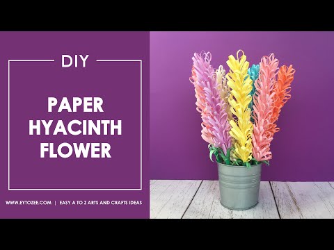 Paper Hyacinth Flower