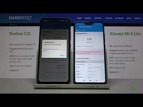 Realme C21 vs Xiaomi Mi 8 Lite - Geekbench 5 Vulkan GPU Test Comparison