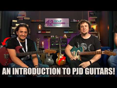 PJD Guitars | Checking out the Carey, St. John and Woodford models with Krenar Cilku at #42GSThree!